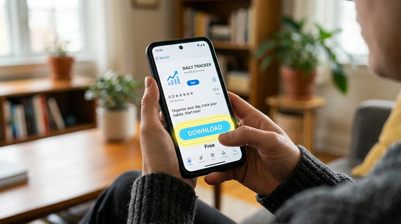 Tombola app download and setup process on Apple App Store and Google Play