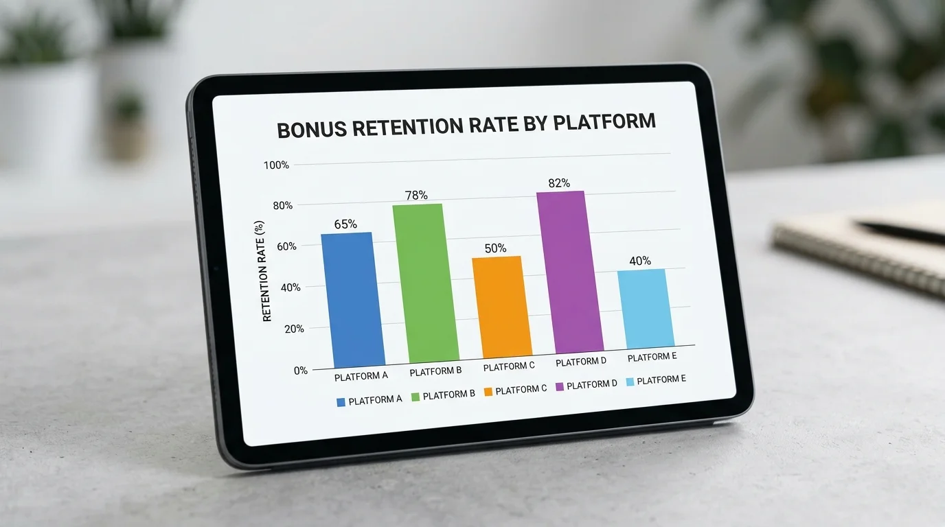 Player bonus retention rate comparison across UK bingo sites