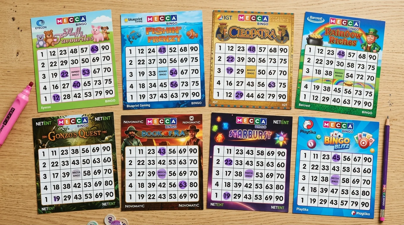 Mecca Bingo third-party slot games and provider selection