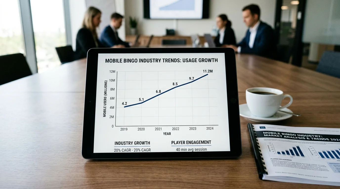 Mobile bingo industry trends in 2026 with app usage statistics