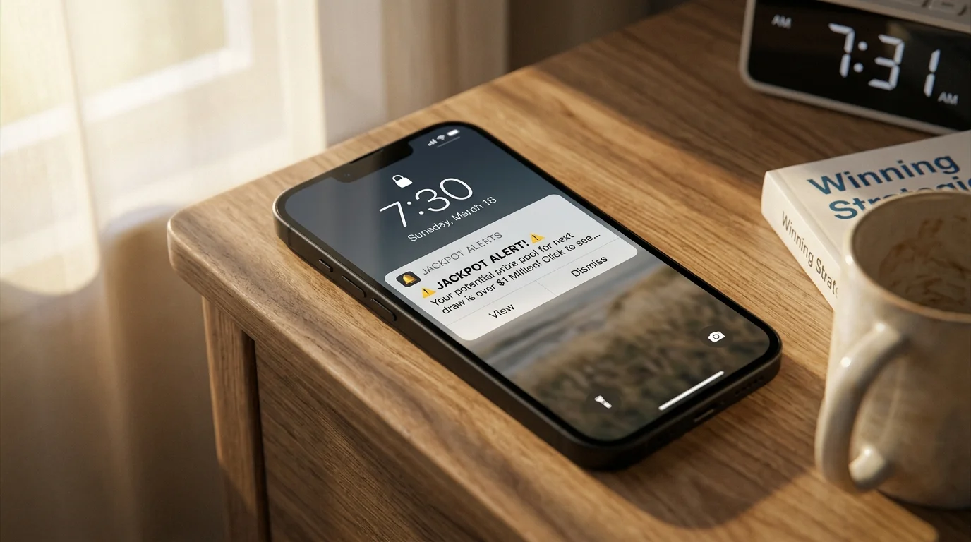 Configurable push notifications and jackpot alerts in Tombola mobile app