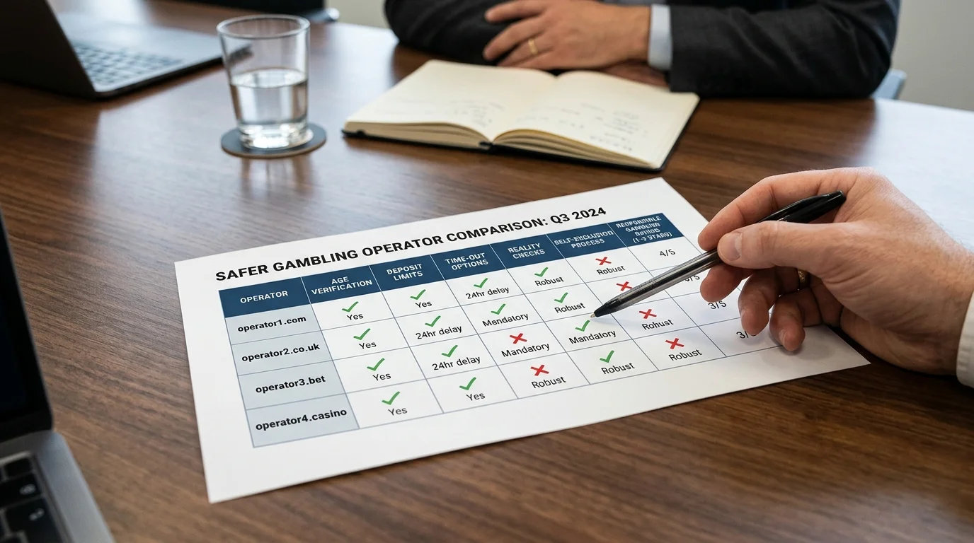 Comparison of safer gambling standards across UK-licensed bingo operators