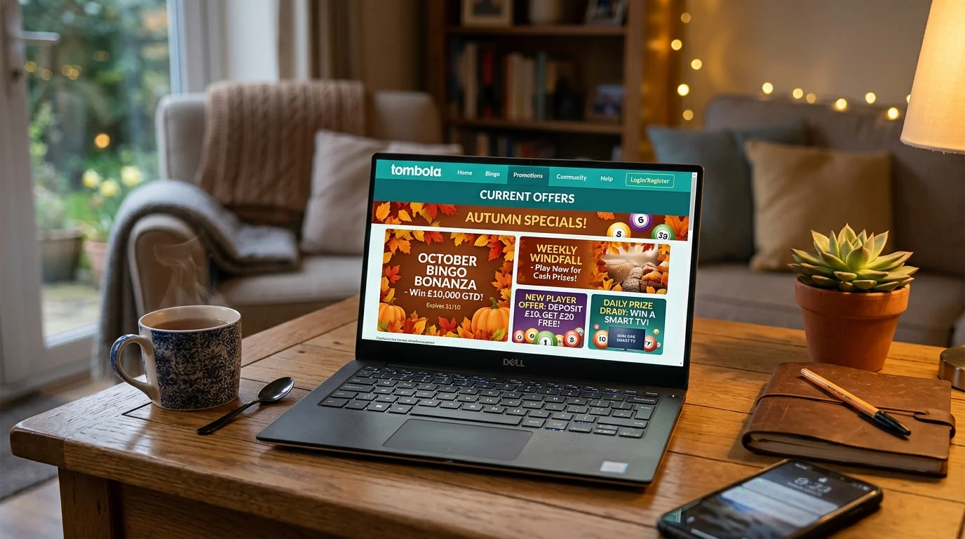 Tombola current offers and seasonal deals on the promotions page