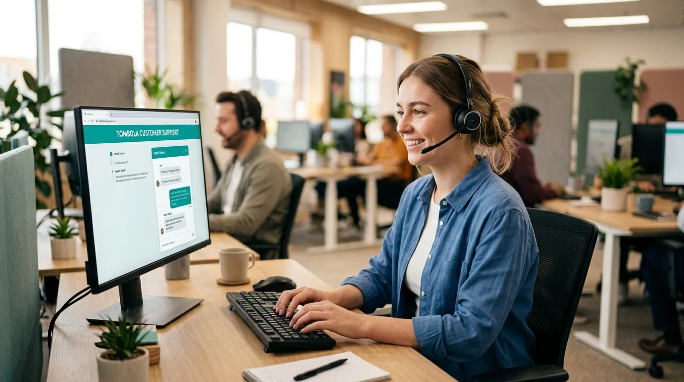 Live chat support conversation on a laptop screen with quick response time indicator