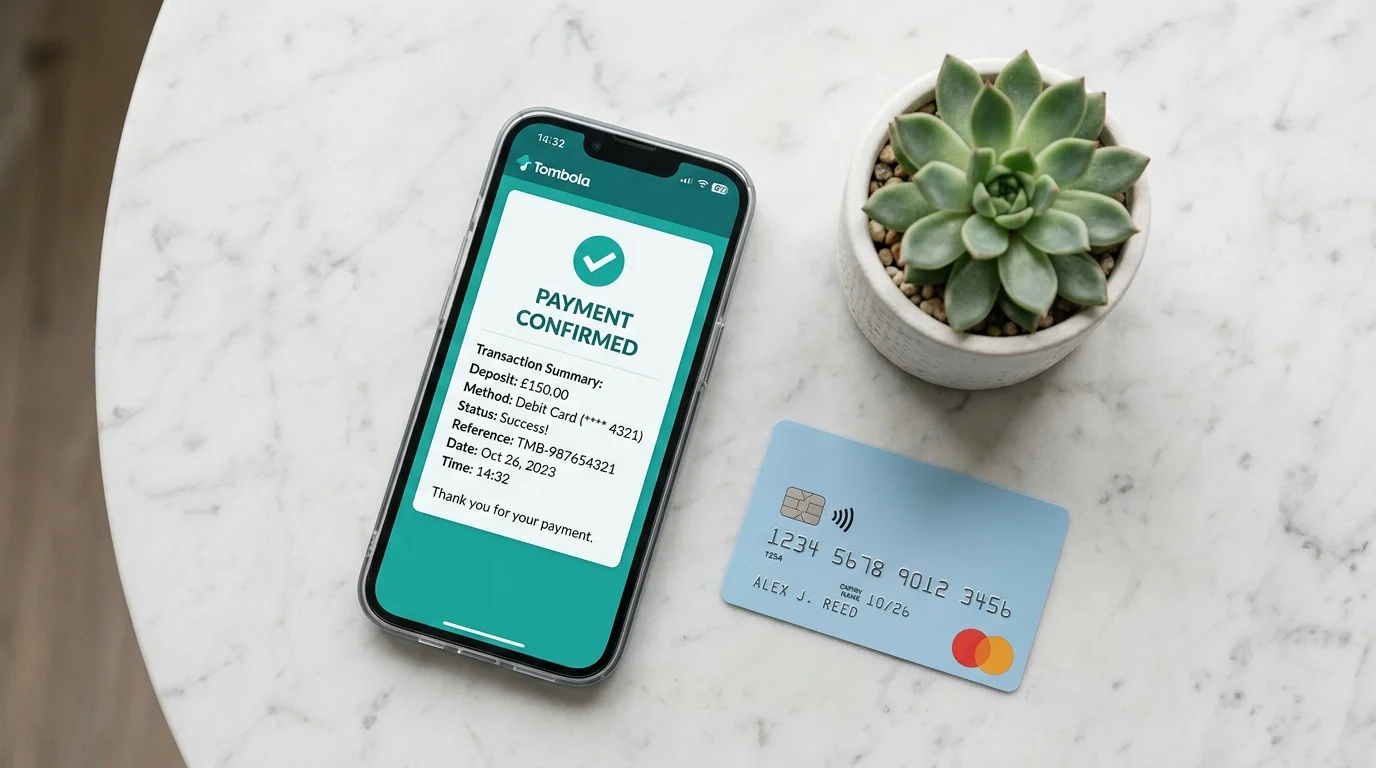Payment method icons including debit card, PayPal and Apple Pay arranged on a mobile screen