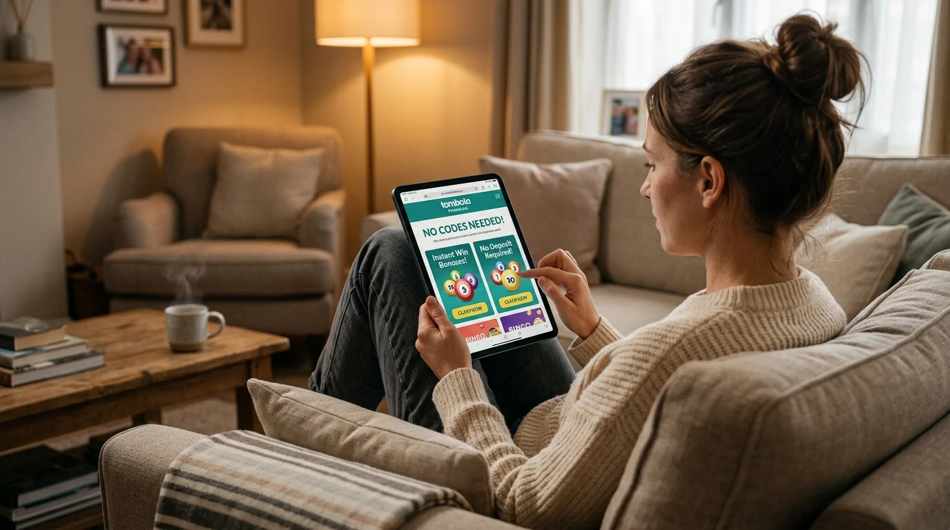 Tombola promotional offers available without voucher codes
