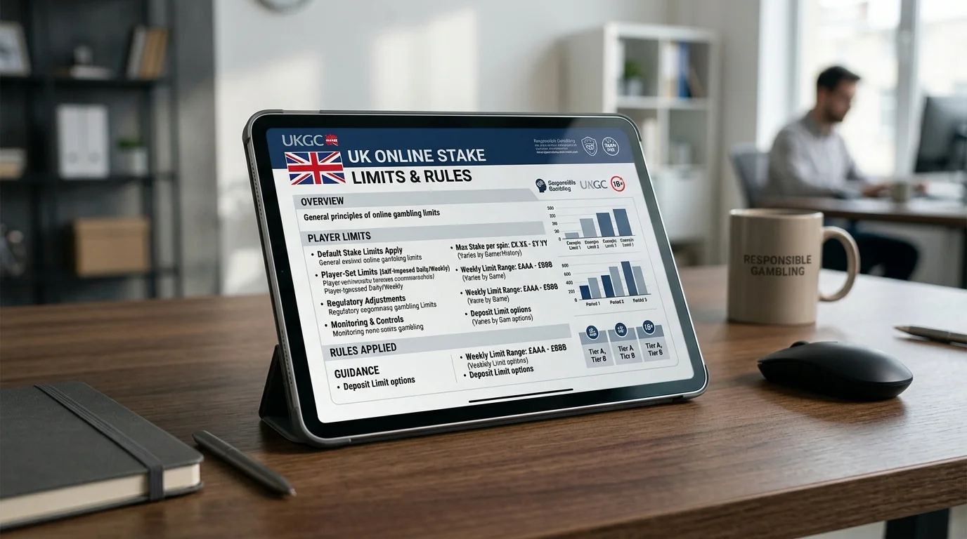 UK online stake limits of £5 and £2 for different age groups